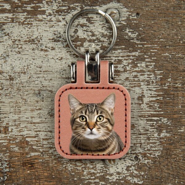 Sleutelhanger bruine kat geschenk