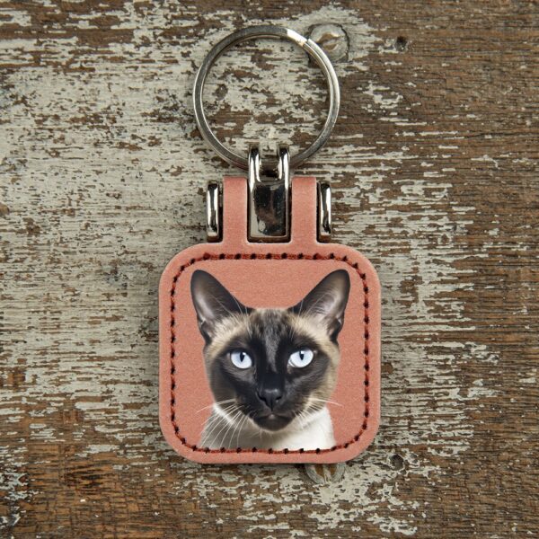 Sleutelhanger Siamese kat geschenk